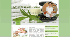 Desktop Screenshot of masaze-doma.sk